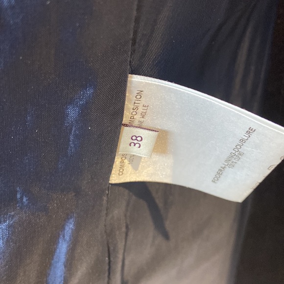 Stella McCartney Italian Navy Pinstripe Wool 2 Piece Suit Size 38 - Picture 9 of 16